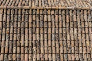 Roof with tiles photo