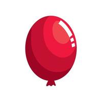 red balloon helium floating vector