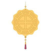 chinese golden decoration vector
