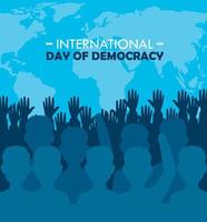 international day of democracy vector