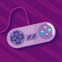 retro video game control vector