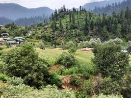 cachemira, pakistán, agosto de 2022 - cachemira es la región más hermosa del mundo, famosa por sus valles verdes, hermosos árboles, altas montañas y manantiales. foto