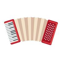 accordion musical instrument vector