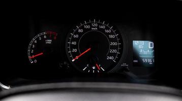 Modern car mileage Designed for functionality and elegance photo