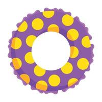 purple and yellow dots float vector