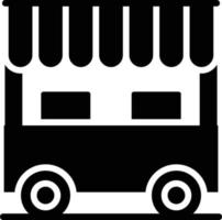 Food Stall Glyph Icon vector
