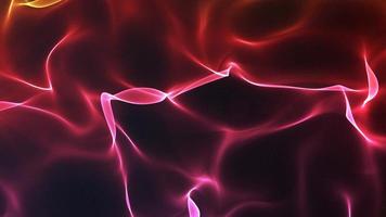 Red electricity particle form, futuristic neon graphic Background, science technology energy 3d abstract art element illustration, technology artificial intelligence, shape cyberspace theme wallpaper photo