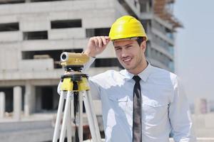 architect on construction site photo