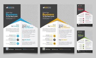 Modern Corporate Business Flyer Leaflet Template Design, Abstract Flyer Brochure Cover Vector Design, Annual Report, Business Proposal, Promotion, Advertise, Publication Layout