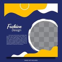 Social media post design template, with wavy style, suitable for promoting your business on social mediaSocial media post design template, with wavy style, suitable for promoting your business vector