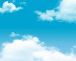 white cloud with blue sky background photo