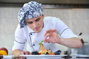 chef preparing food photo