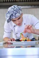 chef preparing food photo