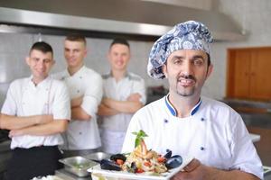 chef preparing food photo