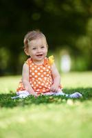 baby in park photo