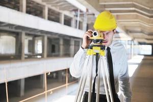 architect on construction site photo