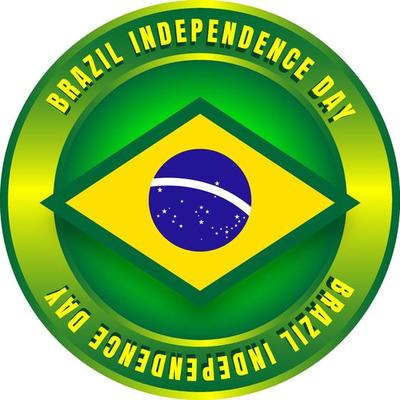 Premium Vector  Logo brazil independence day 07 de setembro in brazil