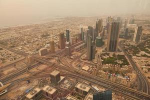 vista del centro de dubai foto