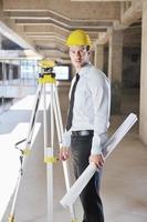 architect on construction site photo