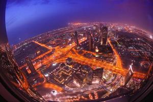 vista del horizonte de dubai foto