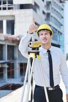 architect on construction site photo