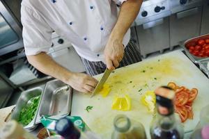 chef preparing food photo