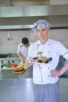 chef preparing food photo