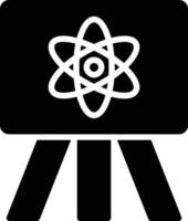 Physics Glyph Icon vector