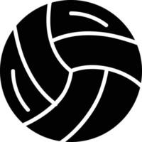 icono de glifo de voleibol vector