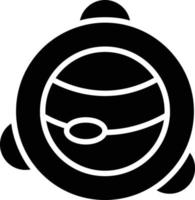 Saturn Glyph Icon vector