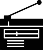 Radio Glyph Icon vector