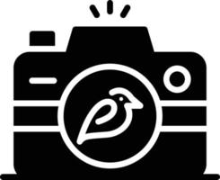 Camera Glyph Icon vector