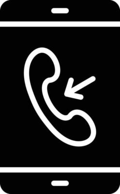 Incoming Call Glyph Icon