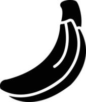 Banana Glyph Icon vector