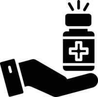 Vaccine Glyph Icon vector