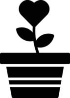 Plant Glyph Icon vector