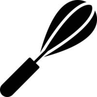 Whisk Glyph Icon vector