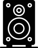 icono de glifo de altavoz vector