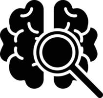 Deep Learning Glyph Icon vector