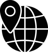 World Wide Glyph Icon vector