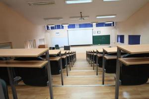 Dubai, 2022 - empty classroom photo