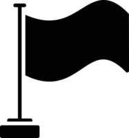 icono de glifo de bandera vector