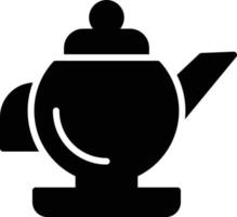 Teapot Glyph Icon vector