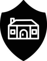 Property Insurance Glyph Icon vector