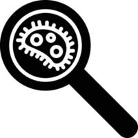 Bacteria Glyph Icon vector