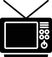 TV Glyph Icon vector