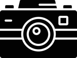 Photo Glyph Icon vector