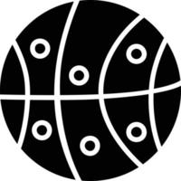 Basketball Glyph Icon vector