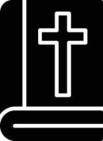 Bible Glyph Icon vector