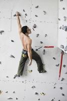 man exercise sport climbing photo